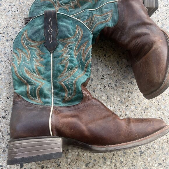 CODY JAMES Men's Leather Boots Hoverfly Broad Square Toe Western Boots 10.5 D - Picture 2 of 9